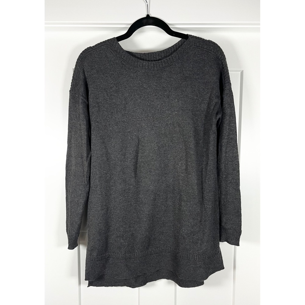 Old Navy Charcoal Gray Oversized Tunic Sweater Women S Quiet Luxury Minimalist